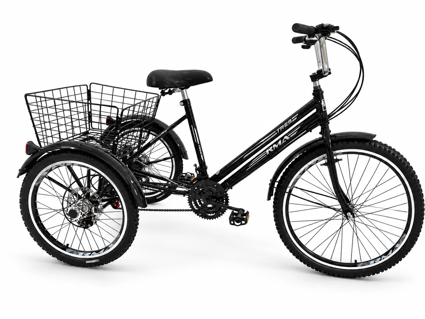 RMA HIPER TRES 21V Preto — vista lateral